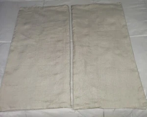 West Elm Belgian Flax Linen European Sham NEW Platinum Gray 26” X 26” 2PC - Picture 1 of 9