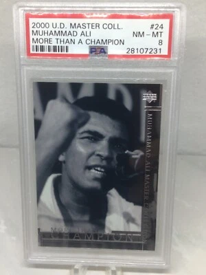 2000 Upper Deck Master Collection #24 Muhammad Ali PSA 8 (only 2 graded higher) - Image 1 of 2