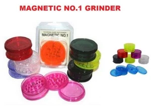 Plastic Herb Grinder No1 Shark Teeth Magnetic Extra Storage Herb Grinder - Picture 1 of 4