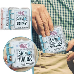$1000 Mini Savings Challenge Stuffing Savings Challenge Envelope Wallet Envelope - Picture 1 of 13