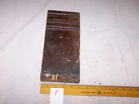 Antique Wood Block WOODWORK Restoration Salvage Architectural Lot F Cover
