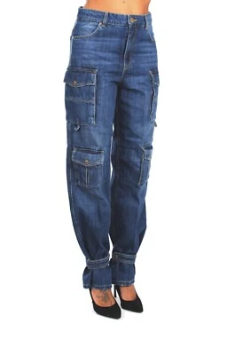 Pantalón cargo de mezclilla PINKO para mujer talla 30 Foto 1 de 3