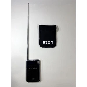 Pocket Shortwave Radio, Eton Mini Compact AM/FM Alarm Clock Pocket Works Good - Picture 1 of 7