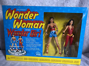 2001 DC Direct Silver Age Wonder Woman and Wonder Girl Boxed Set new