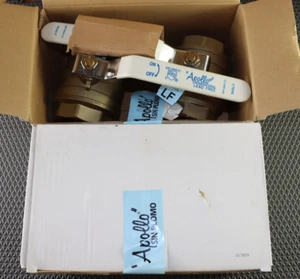 Apollo 2-1/2'' Brass Ball Valve Full Threaded 400WOG Lead Free NPT 94ALF-109-01A - Picture 1 of 15