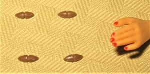 VINTAGE BARBIE FOR 985 OPEN ROAD CLOTHES FASHION ORIGINAL COAT BUTTONS MINT! - Picture 1 of 1