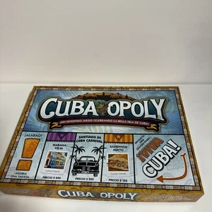 Cubaopoly Monopoly Game Cuba Opoly Board used, Complete, tape on box - Picture 1 of 9