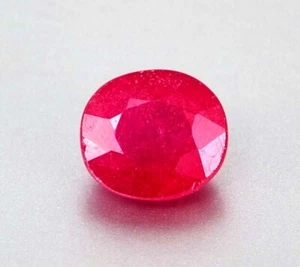 Shola Genuine 6.24 Ct Natural Red Ruby from Madagascar - Picture 1 of 2