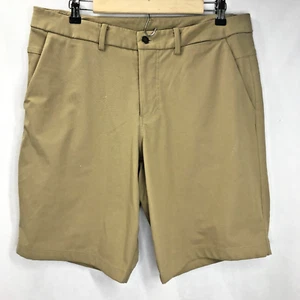 Lululemon Sz 34 Mens Commission Classic Fit Short 10" Inseam Khaki - Picture 1 of 7