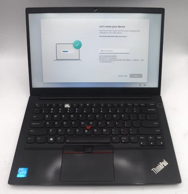 Lenovo ThinkPad E14 Gen 2 i5-1135G7 2.4GHz 8GB RAM 14 in 256GB NVMe Win 11 Pro - Image 1 of 4