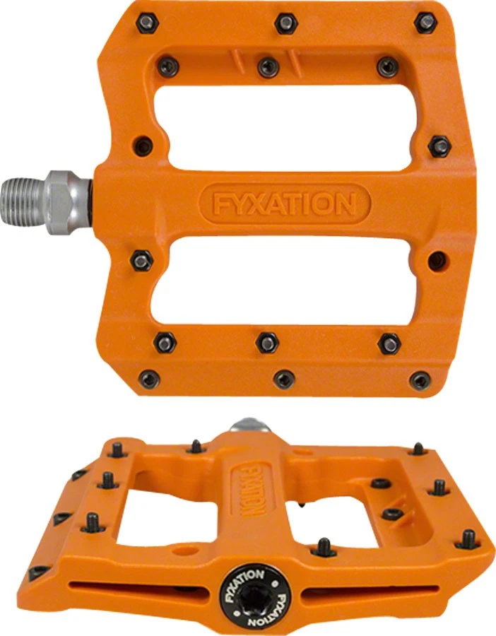 Pedales Fyxation Mesa MP - Plataforma, Compuesto/Plástico, 9/16", Naranja Foto 1 de 1