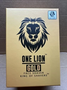 One Lion Gold PRO Elektrischer Folienrasierer Nass oder Trocken Gesicht & Körper. Totenkopf Rasierer. - Bild 1 von 7