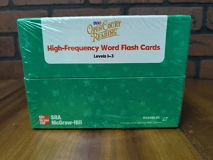 SRA Open Court Reading High Frequency Word Flash Cards Levels 1-3 NEW SEALED - Picture 1 of 6