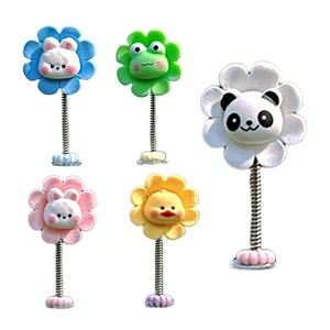Spring Dancing Toy 5pcs Flower Shaking Head Toy Dancing Flower for Dashboard - Picture 1 of 11
