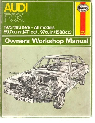 Manuale Di Riparazione Haynes Per Proprietari Audi Fox 1973-1979 - Immagine 1 di 4