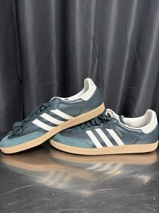 Adidas Para Hombre Talla 12 Samba OG Verde Sombra Zapatos Nuevos - Imagen 1 de 5