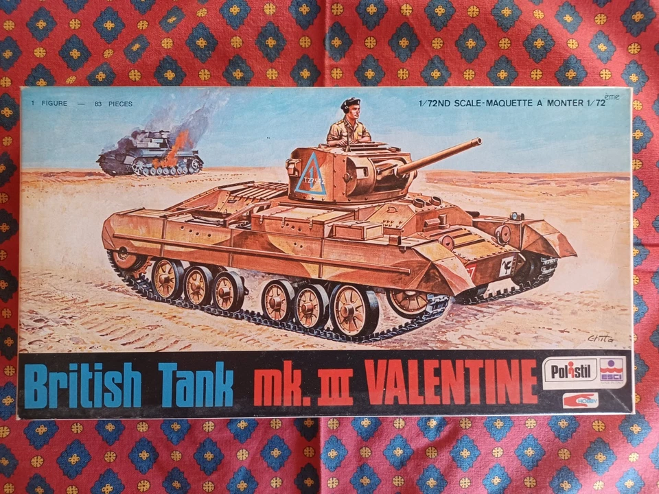ESCI Polistil - Tank, Infantry Mk III VALENTINE Mk III - Plastic model kit 1/72 - Immagine 1 di 1