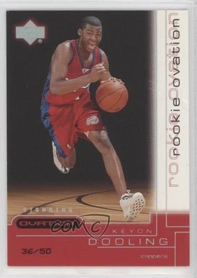 2000-01 Upper Deck Ovation Standing /50 Keyon Dooling #70 Rookie RC - Image 1 of 2