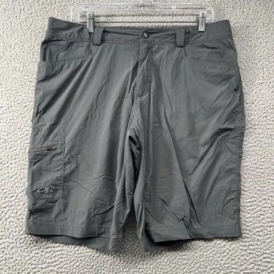 Pantalones Cortos Outdoor Research Ferrosi Para Hombre 36 Gris Calce Relajado Senderismo Nylon Elástico Foto 1 de 4