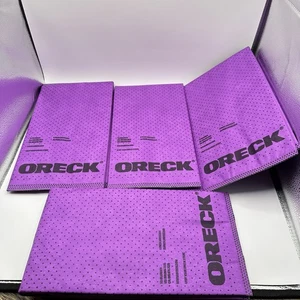 Lot of 4 Oreck Type CC HEPA Upright Vacuum Cleaner Bag - Purple - Picture 1 of 2