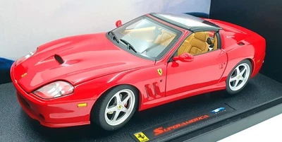 Hot Wheels Elite 1/18 Scale Diecast J2921-0510 - Ferrari Superamerica - Red - Image 1 of 4