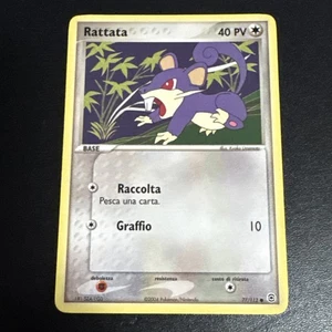 Carta Rattata 77/112 Ex Rosso Fuoco Verde Foglia Pokemon Italiano Ita - Picture 1 of 1