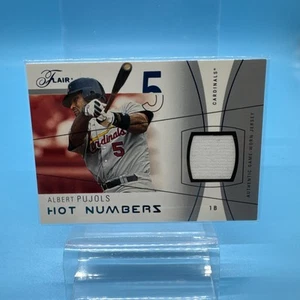 2004 Flair Hot Numbers Game Used Blue 033/250 Albert Pujols #HN-AP - Picture 1 of 18