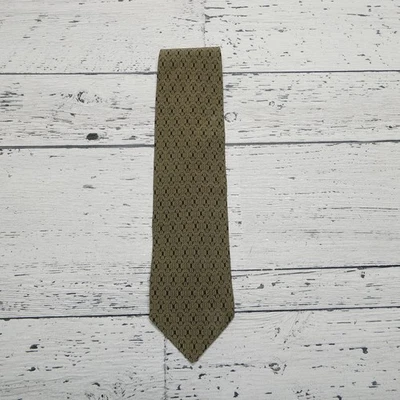 Corbata Giorgio Armani Para Hombre Seda Estampado Geométrico Hecha en Italia Clásica Lujo Foto 1 de 4