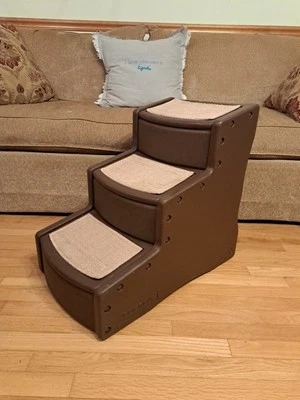 PET GEAR Easy Step III 3 Step Plastic Washable Stair Treads 23" Height *Read* - Image 1 of 4