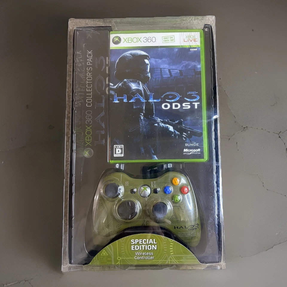 Halo 3 ODST Edición Especial, Versión SOLO JAPÓN (Xbox 360, 2009) Paquete con control Foto 1 de 4