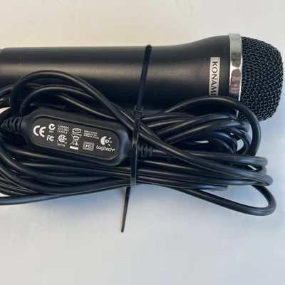 Konami Logitech Microphone USB E-UR20 Multiple Consoles & PC - Rockband & More - Image 1 of 4