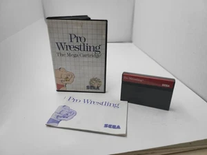 NIE BENUTZTES PRO WRESTLING Spiel für Sega Master System KOMPLETT CIB NTSC #J4 - Bild 1 von 11