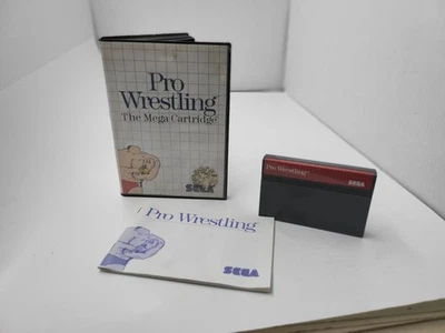 NEVER USED  PRO WRESTLING game for Sega Master System COMPLETE CIB NTSC #J4 - Image 1 of 4