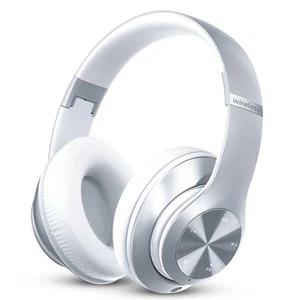 Headphones Wireless Bluetooth,60 Hours Playtime Foldable Lightweight Bluetoot... - Picture 1 of 7