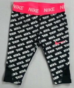 Girl's Little Youth Nike Dri-Fit Dry Capri Leggings  - Picture 1 of 5