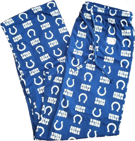 Indianapolis Colts Men's Team Faithful III Pajama Pants by VF Cover