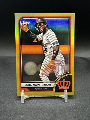 2023 Topps World Baseball Classic JURICKSON PROFAR Gold Foil #/50 Netherlands 29 - Image 1 of 3