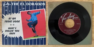 DOO WOP 45 7" SP THE EL DORADOS AT MY FRONT DOOR ON VEE-JAY - Picture 1 of 2