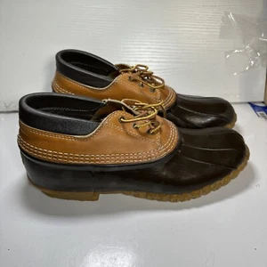 LL Bean Bean Boots Rubber Gumshoes 10 Medium Mens Low Top - Picture 1 of 11