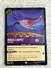 Disney Lorcana Into Inklands Magic Carpet Flying Rug 47/204 Foil Common NM