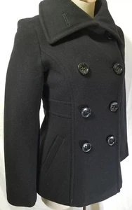 DKNY Pavone donna misto lana taglia 4 militare doppiopetto Donna Karan NY - Foto 1 di 12
