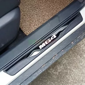 Para MG 4 MG4 EV 2024 accesorios cromo acero inoxidable coche listones de entrada listones protectores - Imagen 1 de 8