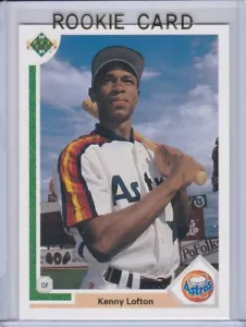 Kenny Lofton Rookie Card Baseball 1991 Upper Deck Final Edition RC Astro Indians - Bild 1 von 2