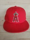 Los Angeles Angels Fitted Hat MLB New Era  59FIFTY 7 3/8 Red