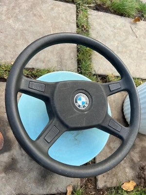 宝马 E30 325i 325e 525i 528e 1984 - 1993 方向盘 4 辐条原始设备制造商很好 L2 — 第 1/4 张图片
