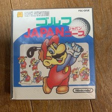 Nintendo Nes Famicom Disc System Mario Golf Japan Course FSC-GFJE Factory Sealed