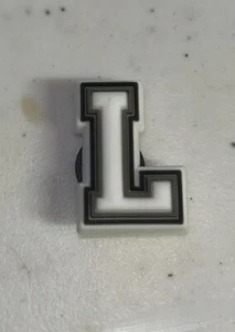 Letter “L” Shoe Charm Crocs Clogs Letterman Back To School - Picture 1 of 1