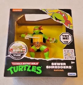 Trituradoras de alcantarillado Nickelodeon TMNT Raphael juguete de patín — en caja, acción de tracción trasera - Imagen 1 de 6
