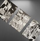 Guernica By Pablo Picasso 3 Piece Stretched Canvas Print Wall Art Decor 16 X 36