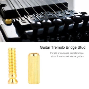 2Pcs 8mm Adjustable Electric Guitar Tremolo Bridge Studs & Anchors for FloydRose - Picture 1 of 16